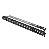 CTnet Patch panel 24port UTP/FTP modular, 1U - Patch Panel