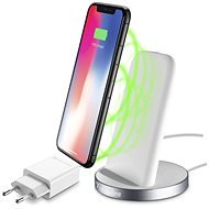 Cellularline WIRELESS FAST CHARGER STAND White - Wireless Charger