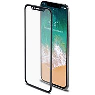 CELLY Glass for iPhone X black - Glass Screen Protector