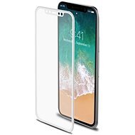 CELLY Glass for iPhone X White - Glass Screen Protector
