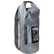 CELLY Explorer 10L with pocket on the phone up to 6.2 "gray - Waterproof Bag