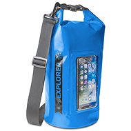 CELLY Explorer 5l with Pocket for Phone up to 6.2" Blue - Waterproof Bag