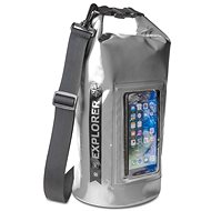 CELLY Explorer 5L with a pocket on the phone up to 6.2 "gray - Waterproof Bag