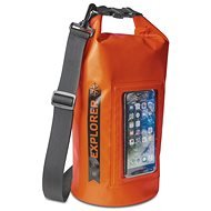 CELLY Explorer 5 L s vreckom na telefón do 6.2" oranžové - Nepremokavý vak