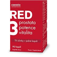 Cemio RED3 90 Capsules.  ČR/SK - Dietary Supplement