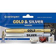 CENTROPEN marker 2690 silver and gold - Markers