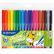 CENTROPEN Marker ROT 7550, 18er-Packung - Filzstifte