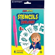 CENTROPEN stencils for blowing markers 9996 A+ mix of motifs I - Blow Pen Stencil