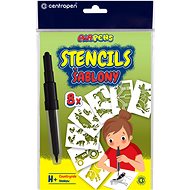 CENTROPEN stencils for blowing markers 9996 H + farm - Blow Pen Stencil
