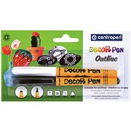 CENTROPEN Decor pen 2628 outline white+black BL - Felt Tip Pens