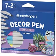 CENTROPEN Decor pen 2738 pastel 8+1 pcs - Felt Tip Pens