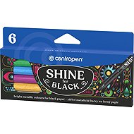 CENTROPEN marker 2590 Metallic 6 pcs for Antistress colouring pages - Markers