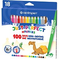 CENTROPEN pens Perfect 2510 non-drying 18 pcs - Felt Tip Pens