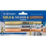 CENTROPEN 2690 gold, silver and bronze - Markers