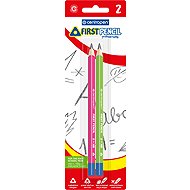 CENTROPEN 9512 Jumbo HB, triangular, for first writing - pack of 2, random colours - Pencil