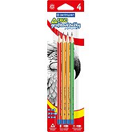 CENTROPEN 9511 hardness HB, H and B, triangular - pack of 4 - Pencil