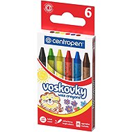 CENTROPEN 9530 round 8mm, 6 colours - Wax Crayons