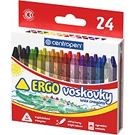 CENTROPEN 9531 dreieckig 10 mm, 24 Farben - Wachsstifte