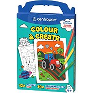 CENTROPEN colour & create, fixy + omalovánky, motivy pro kluky - Painting by Numbers