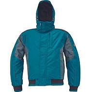 Cerva Dayboro pilot jacket, petrol blue L - Work Jacket