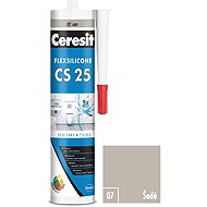 Ceresit Sanitary silicone CS 25 grey, 280 ml - Silicone