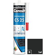 Ceresit Sanitary silicone CS 25 black, 280 ml - Silicone