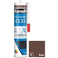 Ceresit Sanitary silicone CS 25 brown, 280 ml - Silicone
