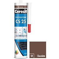 Ceresit Sanitary silicone CS 25 chocolate, 280 ml - Silicone