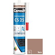Ceresit Sanitary silicone CS 25 terra, 280 ml - Silicone