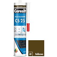 Ceresit Sanitary silicone CS 25 balibrown, 280 ml - Silicone