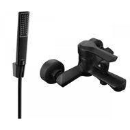MEXEN Saber R72 Bathroom mixer with shower, black (7213R72-70) - Shower Set