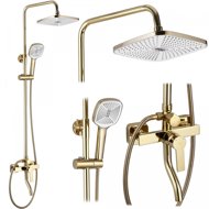 REA Argus Shower set with mixer 150 mm, gold (REA-P7840) - Shower Set