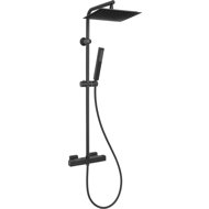 INVENA Svart Shower column with thermostatic mixer (AU-85-004-X) - Shower Set