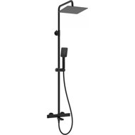 DEANTE Therm Shower column with bath mixer, thermostat, black (NAC_N1HT) - Shower Set
