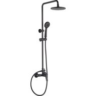 DEANTE Boro Shower column 3 functions with mixer tap, black (NER_N1RK) - Shower Set