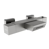MEXEN Thermostatic bath mixer Cube, graphite (77360-66) - Tap