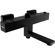 MEXEN Cube Thermostatic bath/shower mixer black (77910-70) - Tap