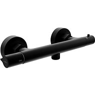 MEXEN Thermostatic shower mixer slim black (77105-70) - Tap