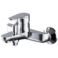 CERSANIT Wall-mounted bath mixer LIBRA with switch without accessories, chrome (S951-406) - Tap