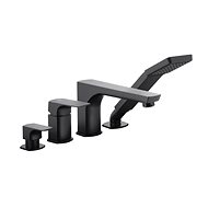 KFA MOKAIT Four-hole bath mixer, black (5535-210-81) - Tap