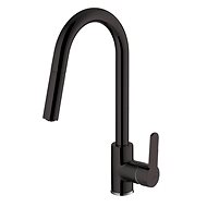 INVENA Sink mixer ELIA, pull-out spout, black (BZ-89-W04-C) - Tap