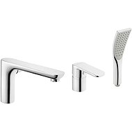 INVENA 3-hole bath mixer SIROS chrome (BW-90-S01-A) - Tap