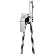 MEXEN Cube pedestal bidet mixer, chrome (7599150-00) - Tap