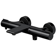 CERSANIT Wall-mounted bath/shower thermostatic mixer VIRGO, black (S951-562) - Tap