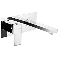 MEXEN Cube pedestal basin mixer in chrome (73115-00) - Tap