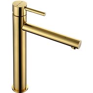 MEXEN Elba basin mixer, tall, gold (74110-50) - Tap