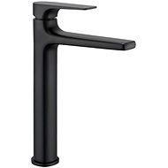 MEXEN Lynx basin mixer, tall, black (745910-70) - Tap