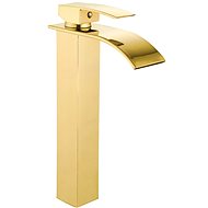 MEXEN Aries basin mixer, tall, gold (744810-50) - Tap