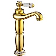 MEXEN Draco basin mixer, tall, gold (745410-50) - Tap