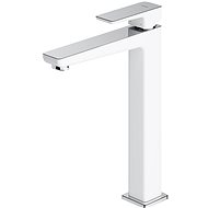 OMNIRES PARMA basin mixer with high chrome / white /CRB/ (PM7412CRB) - Tap